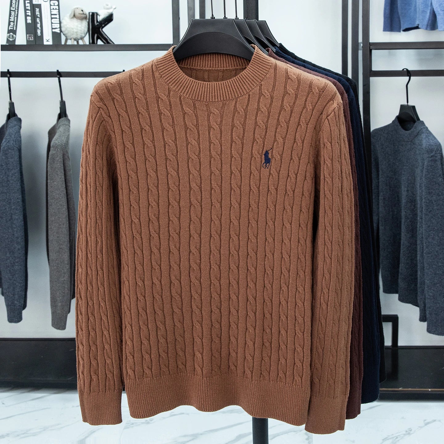 Autumn and Winter Men's Wool Sweater