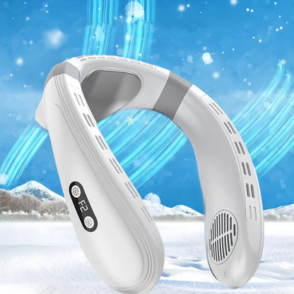 Neck Air Conditioner Cooling  Fan Outdoor Personal Fan Wearable Cooler