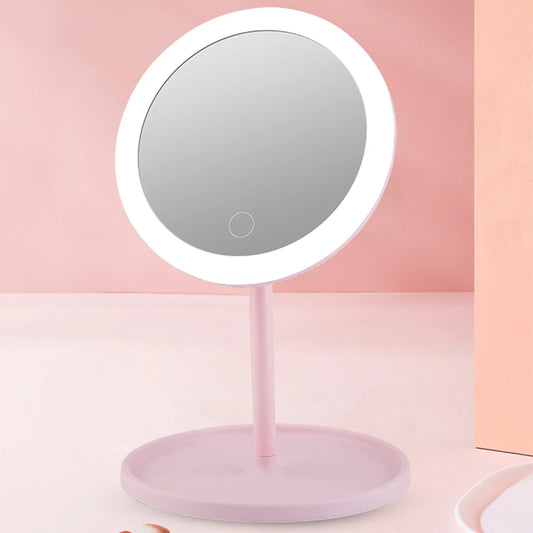 LED cosmetic mirror with dimmable