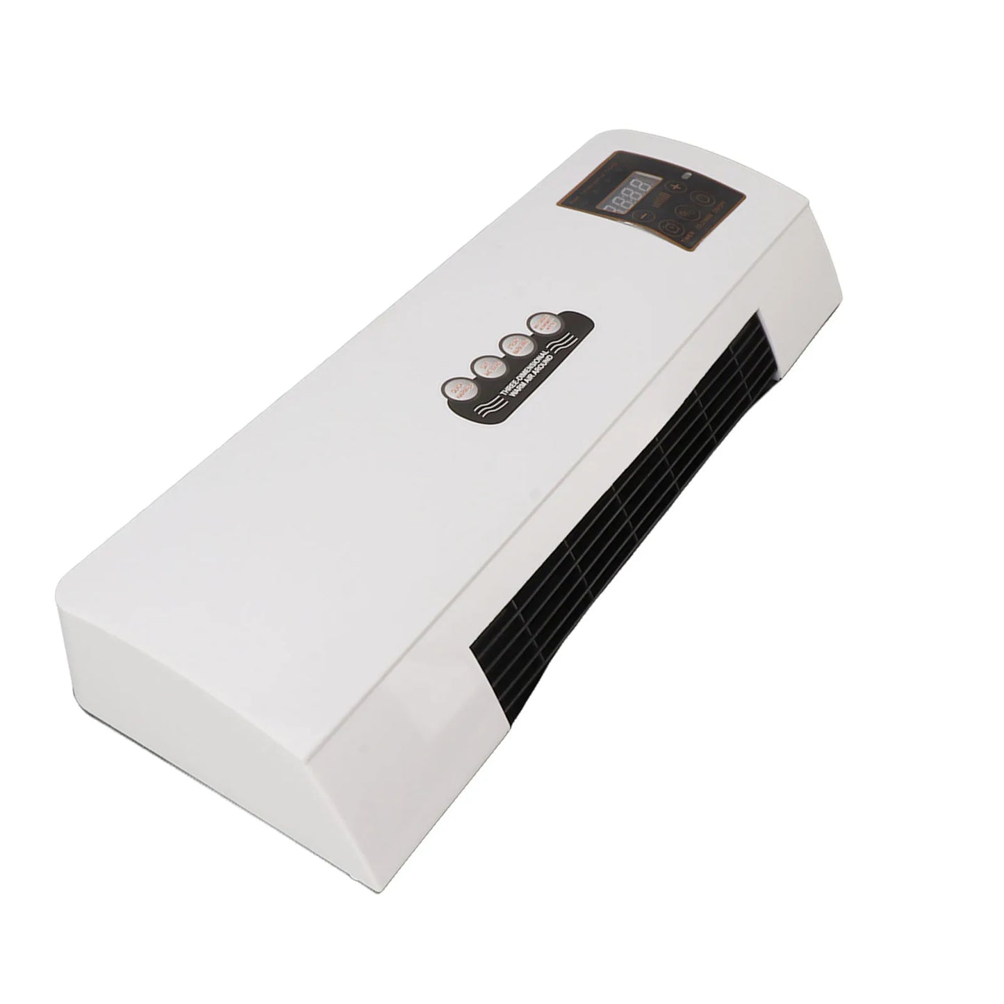 Wall Mounted Air Conditioning Hot Fan 10m Remote Control 1800W Air Conditioner Heater for Bedroom