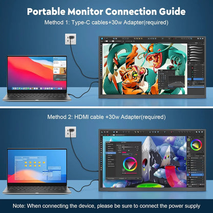 UPERFECT 21.5” 120HZ Portable Monitor Large Gaming Display