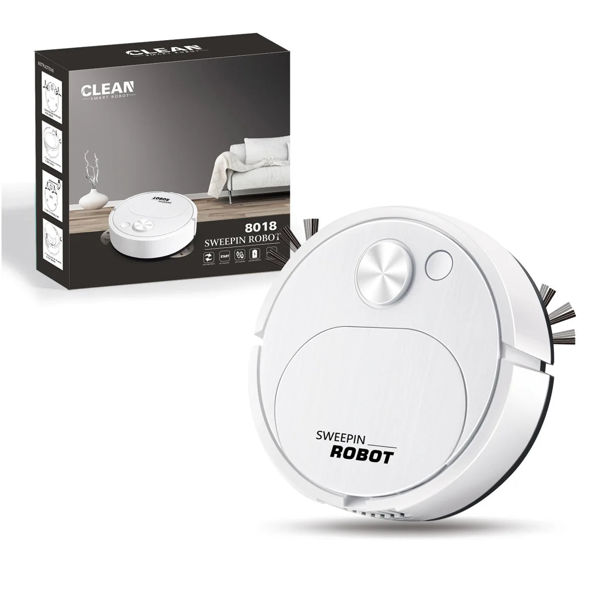 NEW USB Sweeping Robot Vacuum Cleaner Mopping 3 In 1