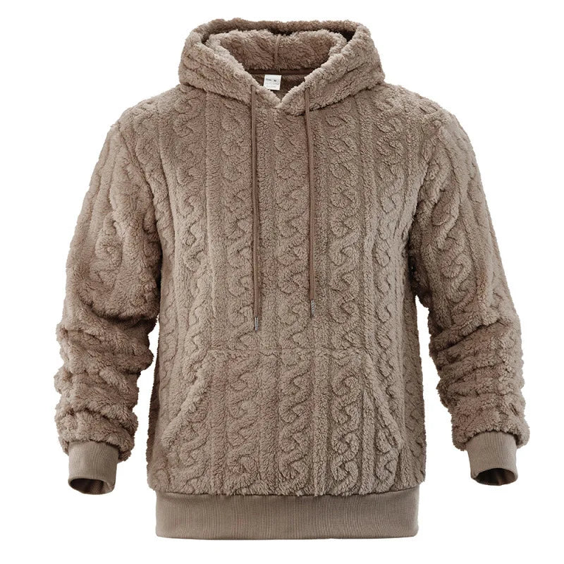 Cross-border loose men's winter retro warm double-sided