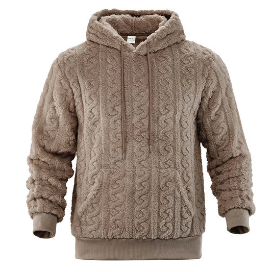 Cross-border loose men's winter retro warm double-sided