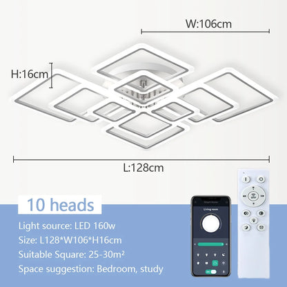 Light LED Ceiling Lamp Ceiling Chandelier