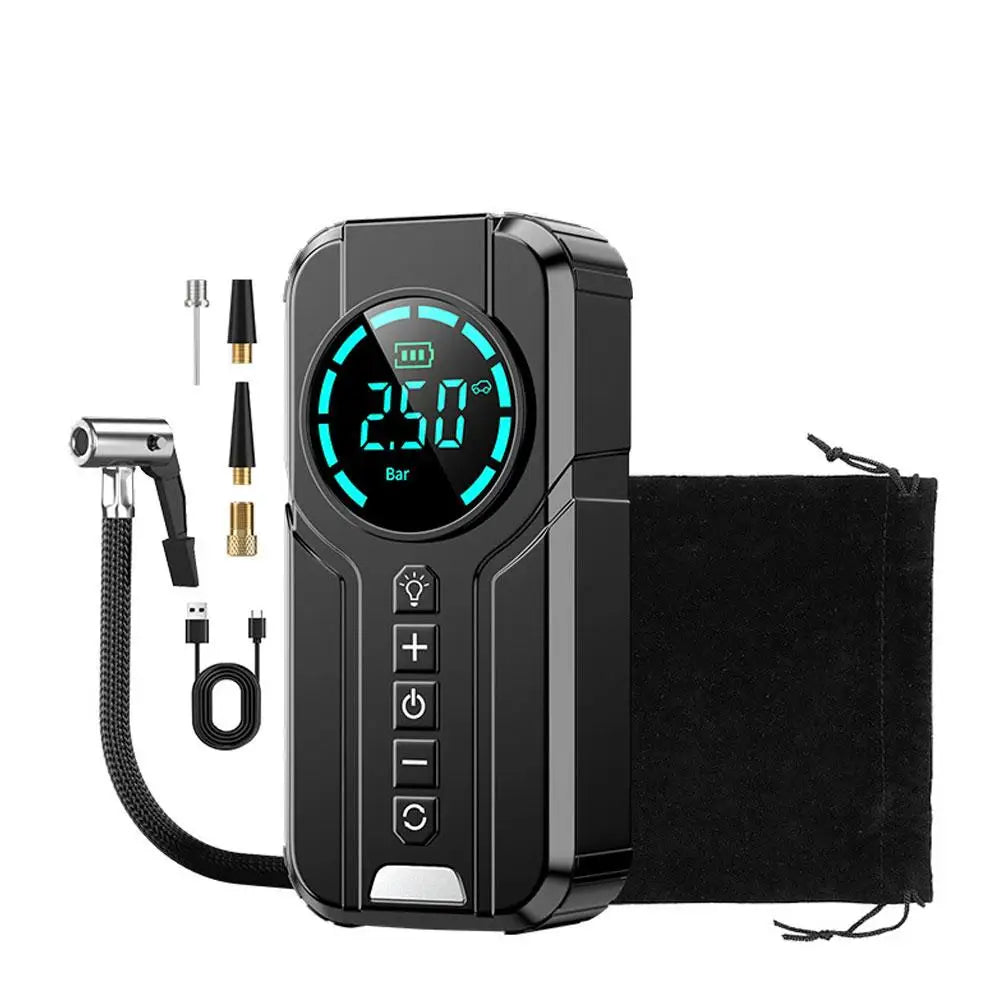 Car Mounted Air Pump Wireless Portable Intelligent Digital Display