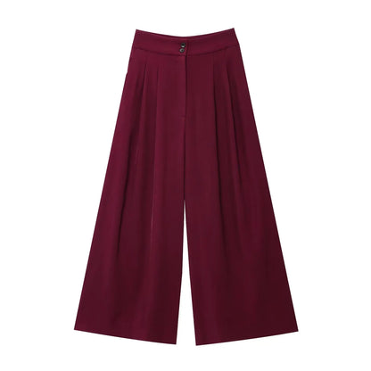 Fashion Women's Trouser Suits Sleeveless V-Neck