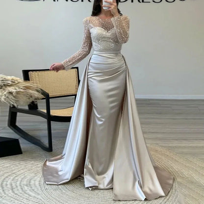 Women's Luxurious Sequins Evening Dress