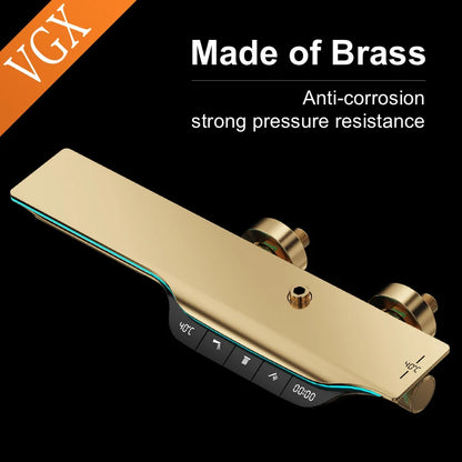 Thermostatic Shower System Intelligent Digital Bathroom Shower