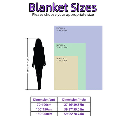 Soft 3D Plush 1pc Luxurious Fleece Blanket
